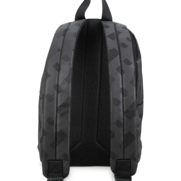 BOSS Kidswear logo-appliqué monogram backpack in black